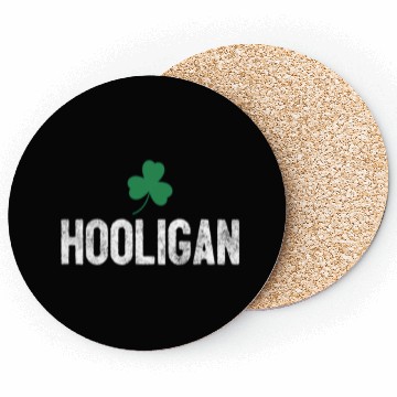 Discover Hooligan Irish St Patrick'S Day Shamrock Clover Coasters