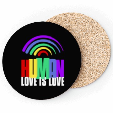 Discover Human Coasters LGBTQ Pride Rainbow Flag Gay Lesbian