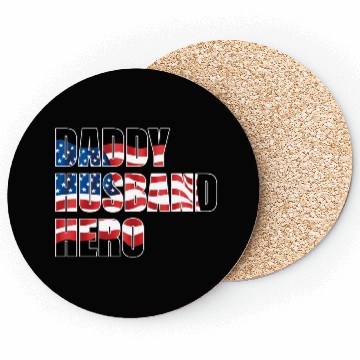 Discover Daddy Husband Hero Coasters