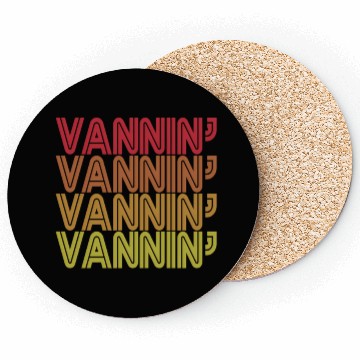 Discover Vannin' Vanner Vanning Nation Van Lifestyle Coasters