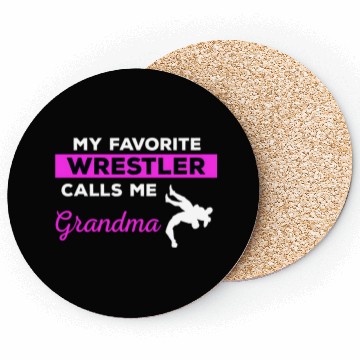 Discover Wrestling Grandma Coasters
