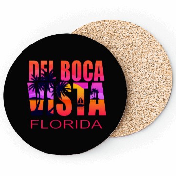 Discover Del Boca Vista Retirement Community Novelty Coasters