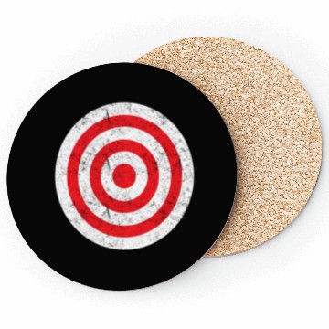 Discover Print On Back Bullseye Target Bulls Eye Fun Coasters