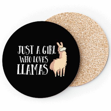 Discover Llama Just A Who Loves Llamas Coasters