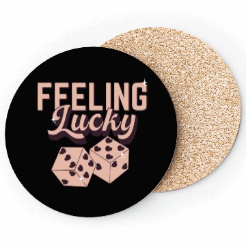 Discover Feeling Lucky Retro Valentine 1 Coasters