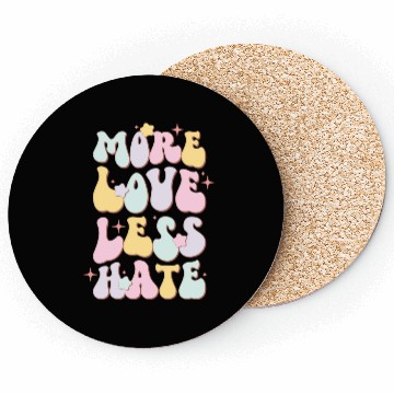 Discover More Love Less Hate, LGBT Pride Month Coasters