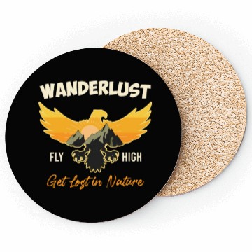 Discover Wanderlust Mountaineer Hiking Mountain love Coasters