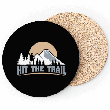 Discover Hit the Trail Mountaineers Wanderlust Hiking Coasters