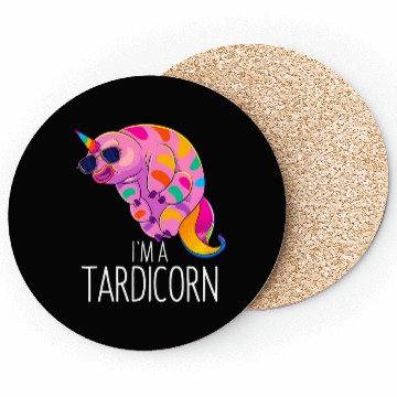 Discover Water Bear Unicorn Tardigrade Science Microbiology Coasters