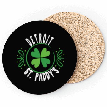 Discover Detroit St PatricDay St Paddys 313 Area Code Coasters