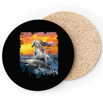 Discover Patriotic Cat Uorn Shar For Veterans Coasters