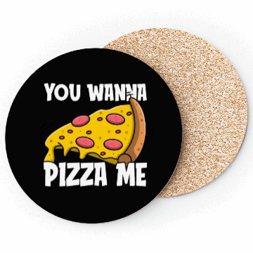 Discover Street Food Pizza Coasters