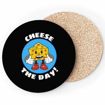 Discover Cheese The Day | Cheese Pun Coasters