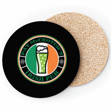 Discover Pat Mccrotch'S Irish Pub Green Beer St Patric Day Coasters