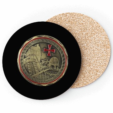 Discover Christian shield of faith Coasters
