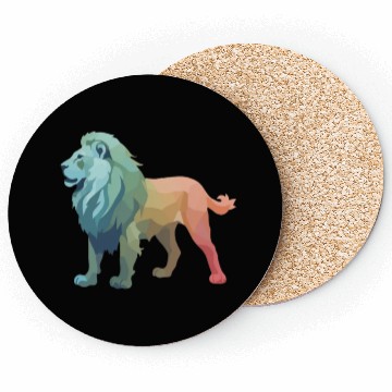 Discover Lion silhouette Coasters