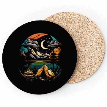 Discover Wild Night Beauty Colours Coasters