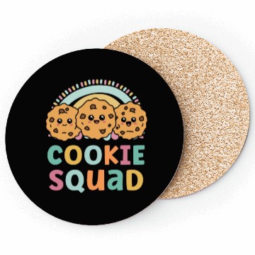 Discover Cookie Squad Funny Matching For Girls Cookie Lover Coasters