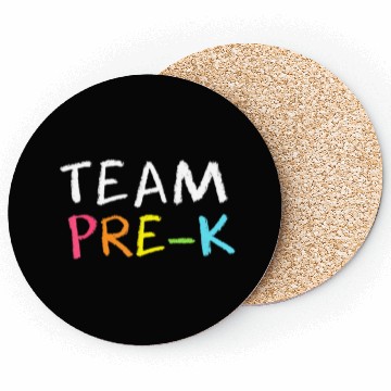 Discover Team Pre K Teacher Back To School Top Coasters