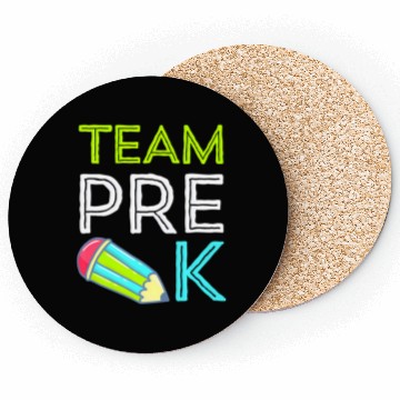 Discover Team Pre-K Teacher First Day Preschool Back to Sch Coasters