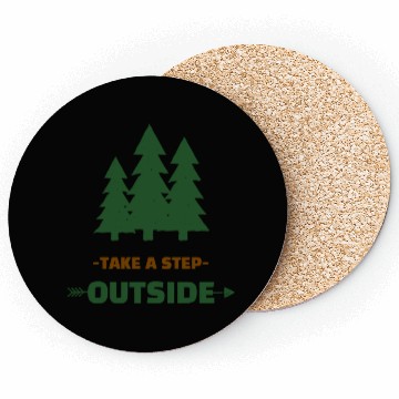 Discover Take A Step Outside Camping Coasters