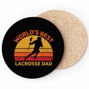 Discover Lacrosse Dad Coasters