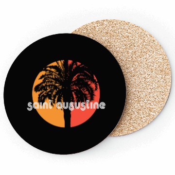 Discover Saint Augustine Florida Artistic Vacation Coasters
