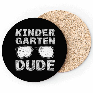 Discover Kindergarten Dude Back to School First Day Pre-k Coasters