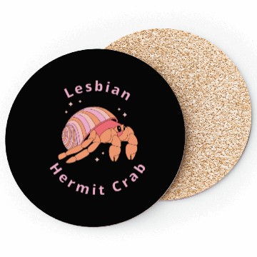Discover Lesbian Hermit Crab Coasters