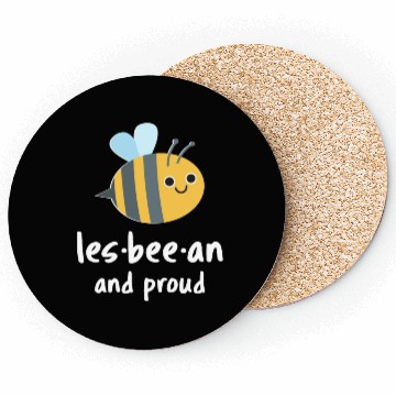 Discover Lesbeean and Proud Bee Lesbian Coasters LGBT