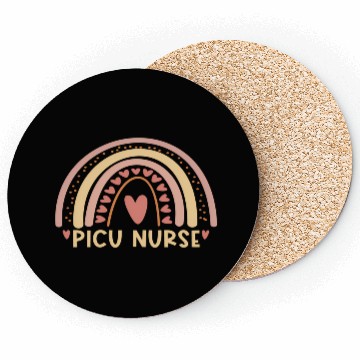 Discover Picu Nurse Boho Rainbow Nursing Student Coasters
