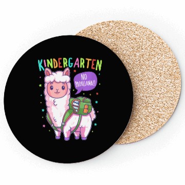 Discover Llama Kindergarten No Probllama Back To School Coasters