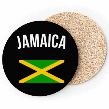 Discover Jamaica Flag Jamaican Jamaica Coasters