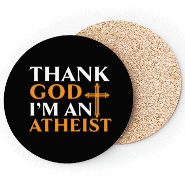 Discover Atheism Anti-Religion Agnostic Freethinker Atheist Coasters