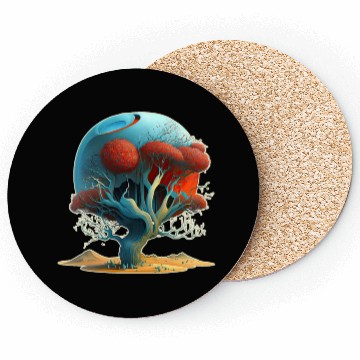 Discover Desert Crimson Dreaming Coasters
