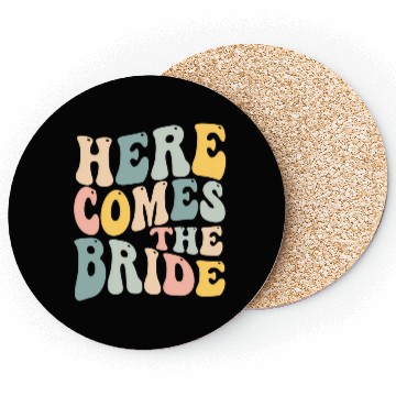 Discover Here Comes The Bride Aesthetic Trend Coasters