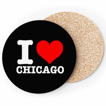 Discover Chicago - I Heart Chicago - I Love Chicago Coasters