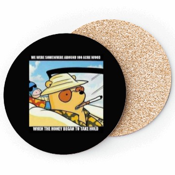 Discover Can't stop here, its pooh country Coasters