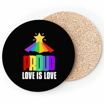 Discover Proud LGBT Coasters Love is Love Coasters Equality