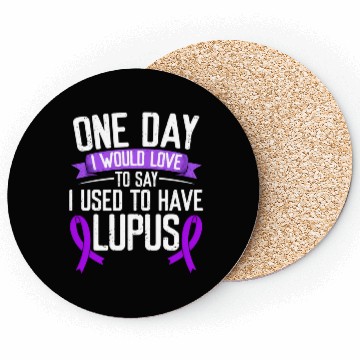Discover Lupus Awareness Month Purple Ribbon I Used To Coasters