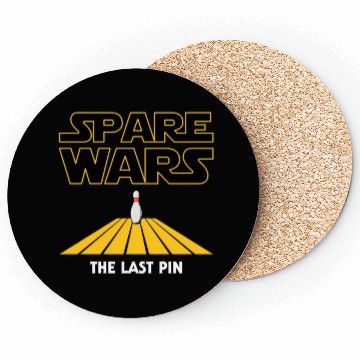 Discover Spare Wars Bowler Bowling Parody Coasters