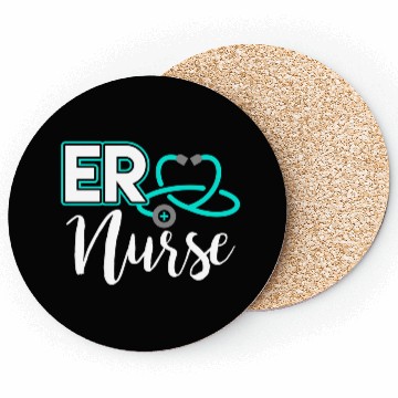 Discover Er Nurse Emergency Room Medical Nursing School Coasters