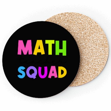 Discover Math Teacher Squad Coasters