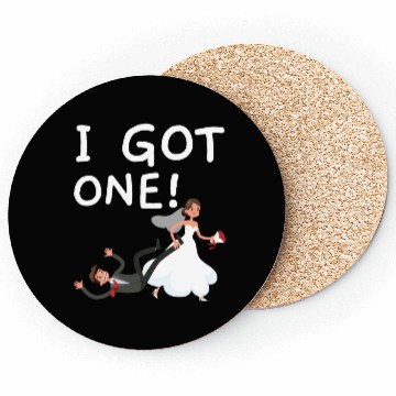 Discover Bride And Groom Wedding Day Marriage Just Married Coasters