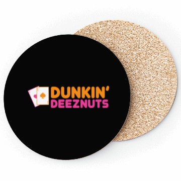 Discover Dunkin Deez-Nuts Pocket Aces Coasters
