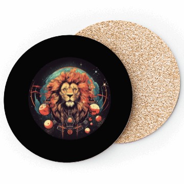 Discover Galactic lion Coasters