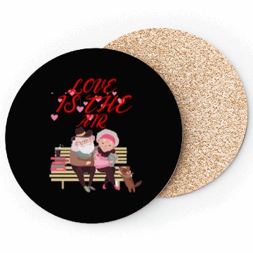 Discover LOVE IS THE AIR Coasters