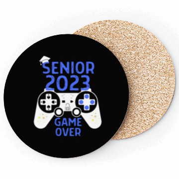 Discover Class Of 2023 Senior Video Game Over School Gamer Coasters