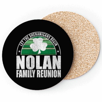 Discover Nolan Family Reunion Irish Coasters