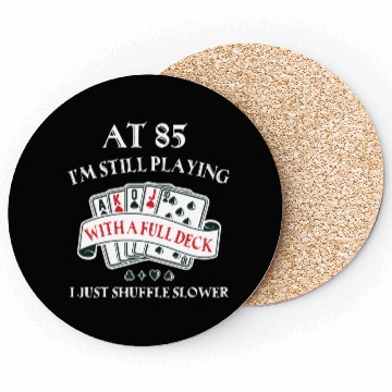 Discover 85Th For 85 Playing Cards Coasters